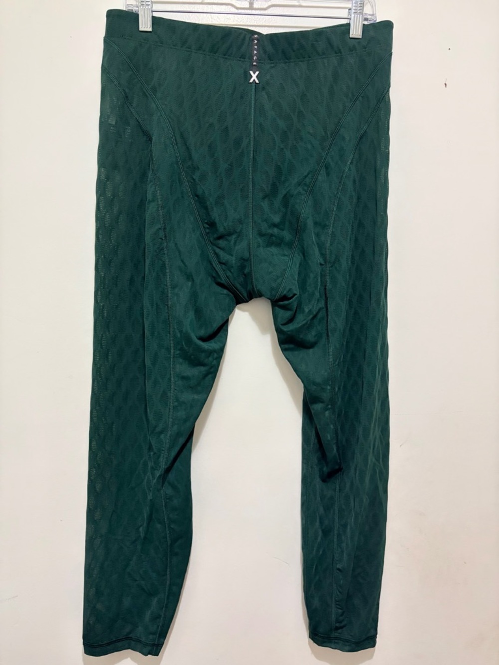 Savage X Fenty Peak Performance High-Waist X Mesh Legging Green 2X NWT - Picture 7 of 9